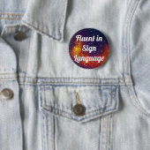melkwegidentiteit Fluent/Sign Language Ronde Button 5,7 Cm (In situ)