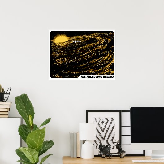 Melkwegmelkwegstelsel "Je bent hier" Poster (Thuiskantoor)