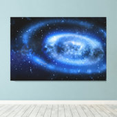 Melkwegstelsel Canvas Afdruk (Insitu (Houten vloer))