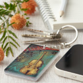 Mello Cello , dubbelzijdige Sleutelhanger (Voorkant Rechts)