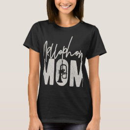 Mellofon Moeder - Grappig Marching Band Moeder Cad T-shirt