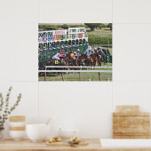 Mellon Turf - Saratoga Race Course Poster (Keuken)
