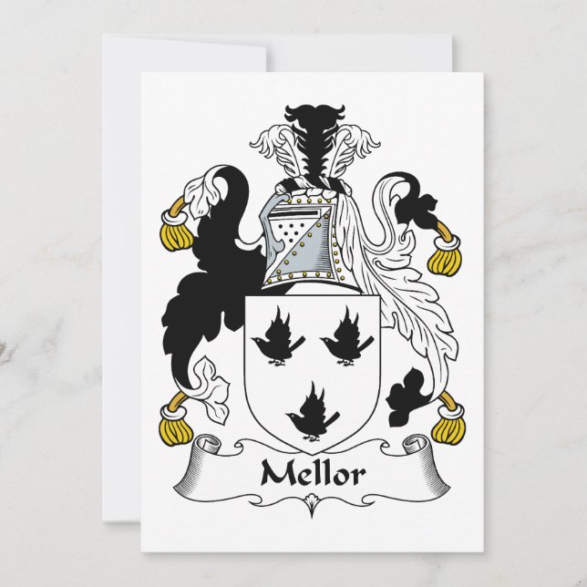 Mellor Family Crest (Voorkant)