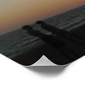 Mellow bij Beach Poster (Hoek)