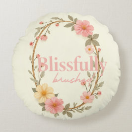 Mellow Blooms Rond Kussen