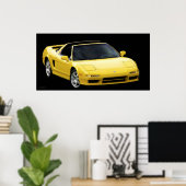 MELLOW GEEL NSX-POSTER POSTER (Thuiskantoor)