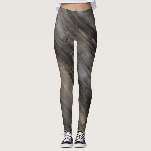 Mellow Golds en Blacks Leggings (Voorkant)
