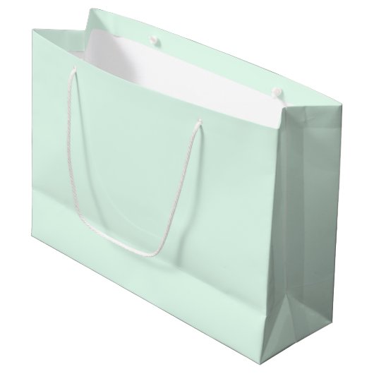 Mellow Mint Large Gift Bag Large Cadeauzakje (Voorkant Gekanteld)