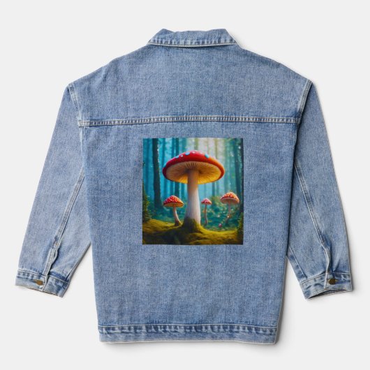 Mellow Mushroom Denim Jacket (Achterkant)