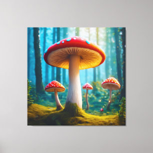 Mellow Mushroom Uitgerekte Canvas Print