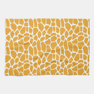 Mellow Yellow Giraffe Pattern Theedoek