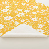 Mellow Yellow Sherpa Blanket Deken (3/4)
