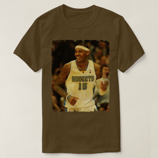 melo Anthony  ontwerp van basketbal 5 T-shirt (Design voorkant)