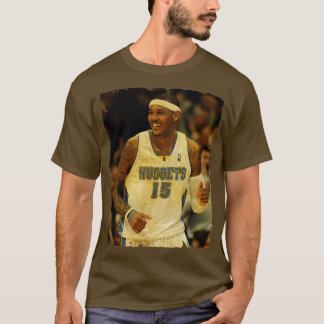 melo Anthony  ontwerp van basketbal 5 T-shirt
