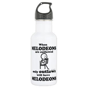 Melodeons verboden waterfles