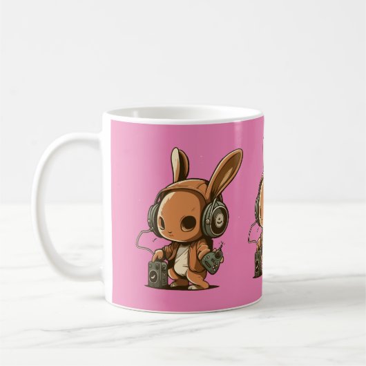 Melodic Bunny: Een muzikale reis Koffiemok (Links)