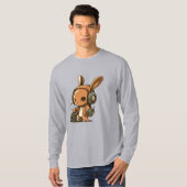 Melodic Bunny: Een muzikale reis T-shirt (Voorkant volledig)