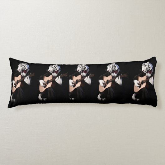 Melodic Tiger – Conception de Coussin de Corps Con (Devant)
