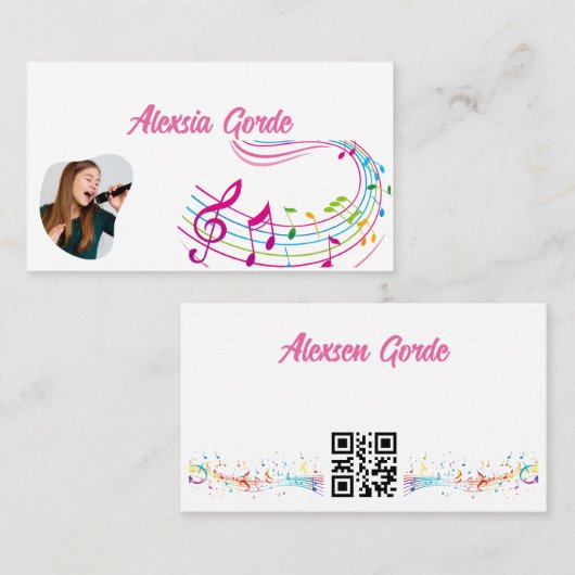 Mélodie dans une carte (Devant / Derrière)