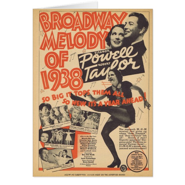 Mélodie de Broadway de 1938 (Devant)