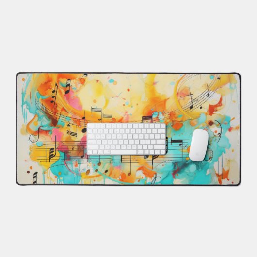 Mélodie des couleurs et notes musicales (Clavier et souris)