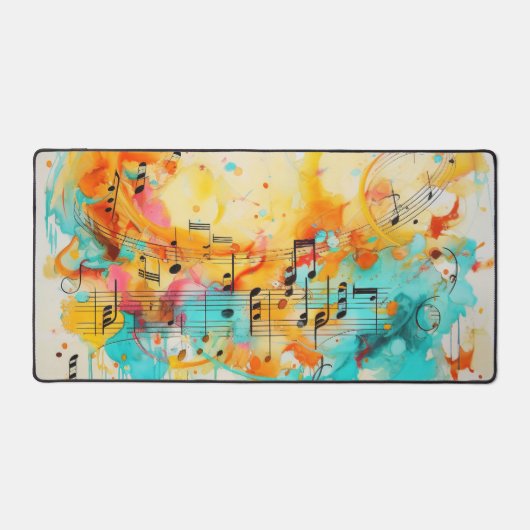 Mélodie des couleurs et notes musicales (Recto)