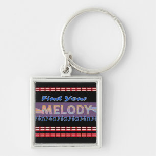melodie T-shirt Sleutelhanger