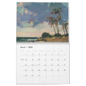 Mélodie tropicale, calendrier de peinture de (Mar 2026)
