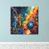 Melodie van de bollen canvas afdruk (Insitu (Houten vloer))