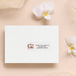 Melodie van de Dancing Dead, op maat Etiket