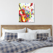 Melodie van vreugde" canvas afdruk (Insitu (Slaapkamer))