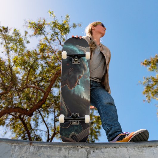 Melodies célestes" Skateboard Deck (Extérieur 1)
