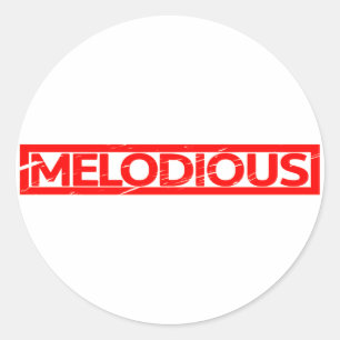 Melodious Stamp Ronde Sticker