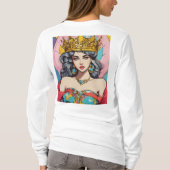 Melodische draden: expressieve T-shirt Design Insp (Achterkant)