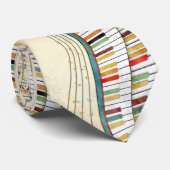 melodische golven stropdas (Opgerold)