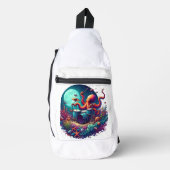 Melodische octopus: Drummen in de diepte Sling Bag (Voorkant)