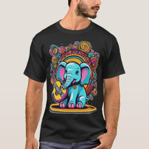 Melodische olifant t-shirt