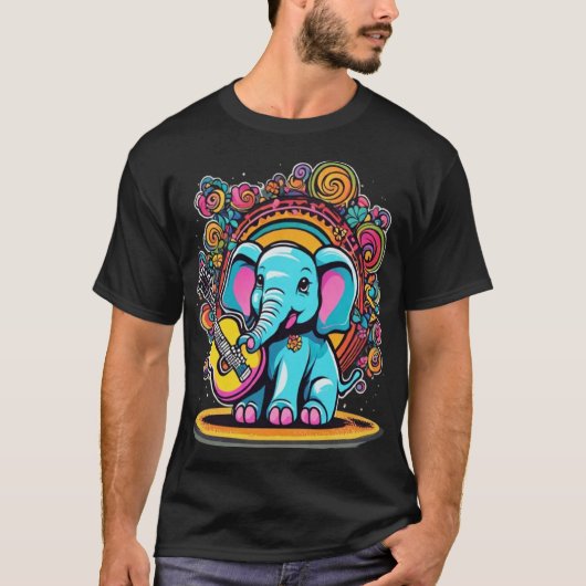 Melodische olifant t-shirt (Voorkant)