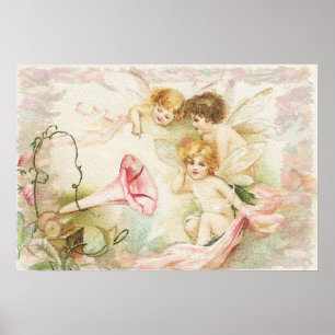 Melody - Angels, Flowers, Music Poster