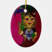 "Melody" Keramisch Ornament (Voorkant)