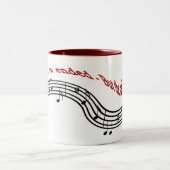 Melody Lingers on Tweekleurige Koffiemok (Center)