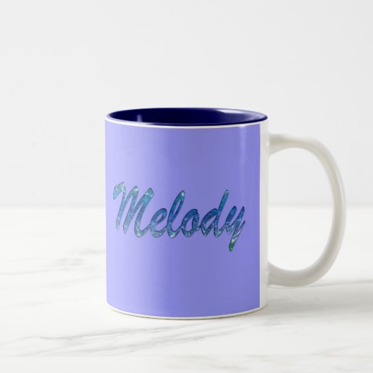 Melody Name Branded Gift Item Tweekleurige Koffiemok (Rechts)