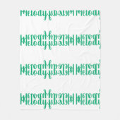 Melody Personalized Fleece Blanket (Voorkant)