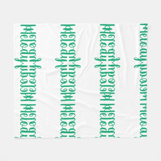 Melody Personalized Fleece Blanket (Voorkant (Horizontaal))