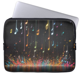 Melody Rain Laptop Sleeve