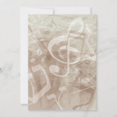 MELODY VAN DE TORAH Bar Bat Mitzvah Uitnodiging (Achterkant)