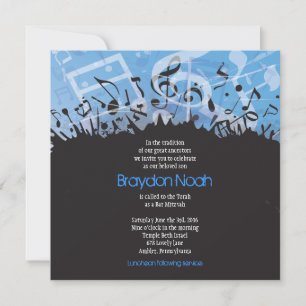 MELODY VAN DE TORAH Bar Bat Mitzvah Uitnodiging