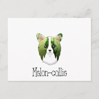 meloen collie briefkaart