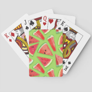 Meloenpatrooncreatie 3 pokerkaarten