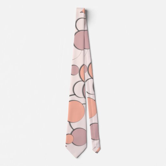 Melon Balls Design Monochrome Stropdas (Voorkant)